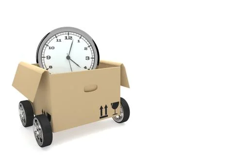 Opened Box Watch Stock Illustration