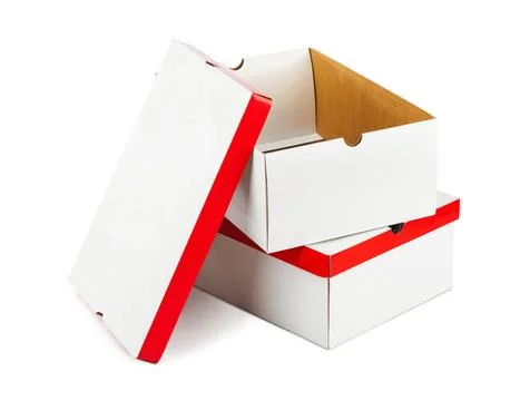 Opened boxes Opened boxes isolated on white background Copyright: xZoonar.... 스톡 사진