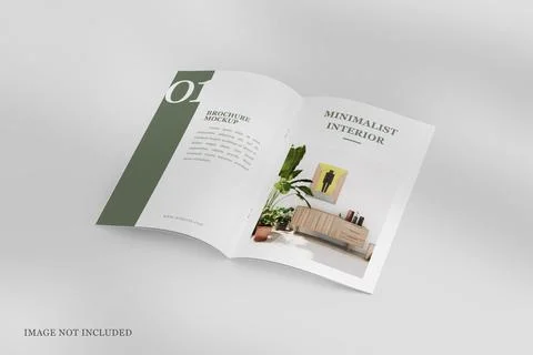 Opened brochure or mockup 스톡 사진