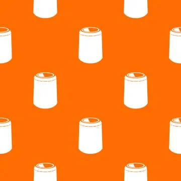 Opened bucket pattern vector orange Stockillustratie