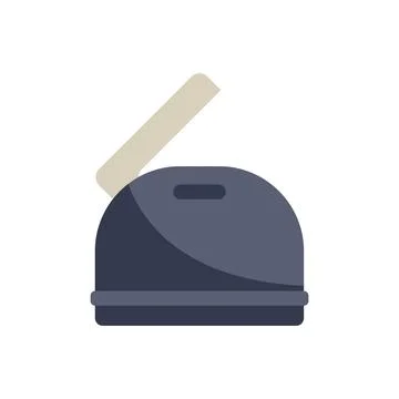 Opened car trunk with nothing inside simple illustration Stock Illustration