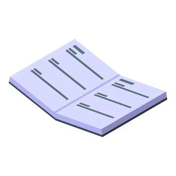 Opened checkbook showing transactions being recorded for accountancy purposes Stock Illustration