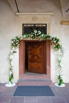 Opened door Stock Photos