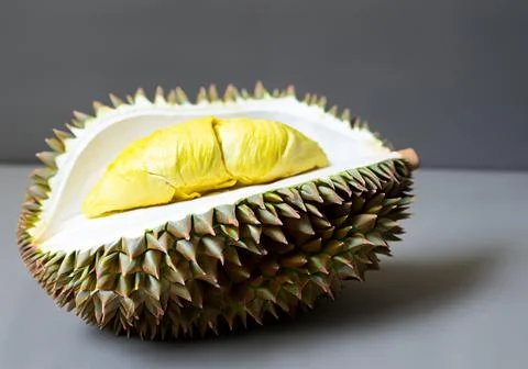 Opened Durian Stock Photos