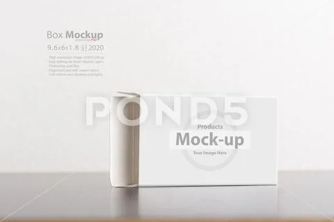 Opened empty pillbox on dark background mock-up series PSD Template