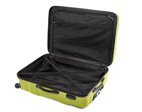 Opened empty suitcase Foto stock