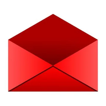 Opened envelope Stock Illustration