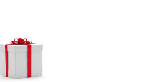 Opened Gift Box with Chocolate Easter Egg Inside Stock Footage 33718484