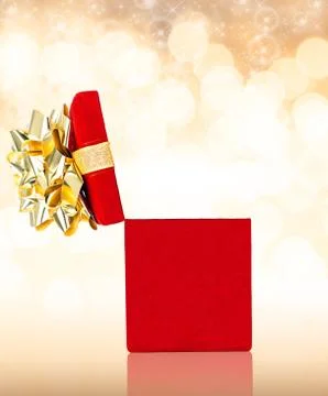 Opened Gift Box Stock Photos