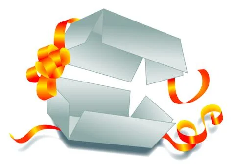 Opened gift Stock Illustration