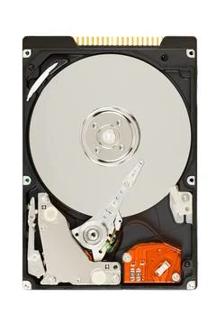 Opened Hard Disk Drive Stock Photos