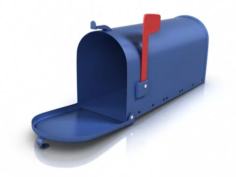 Opened mailbox Stock Illustration