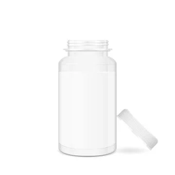 Opened medical pill box Иллюстрация