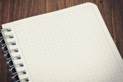 Opened notepad Stock Photos