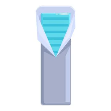 Opened pack of chewing gum with wrapper Stock Illustration