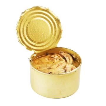 Opened tincan Stock Photos