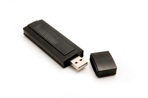 Opened usb drive Stock Photos