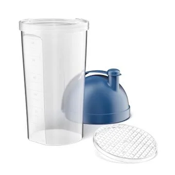 Opened vitamin shaker Stock Illustration