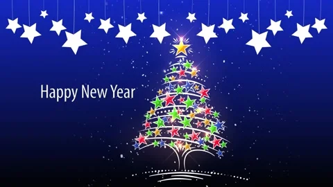 Opener Happy New Year After Effects stock