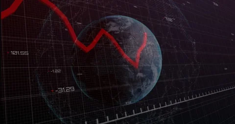 Opening 3D Earth rendering introducing r... | Stock Video | Pond5