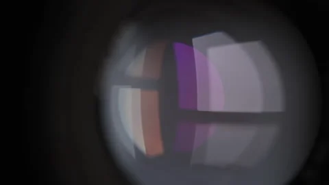 Opening and closing the camera lens aperture Stock Footage 151835717