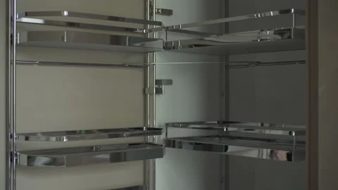 Opening and closing the door of an empty refrigerator Stock-Footage 143196253