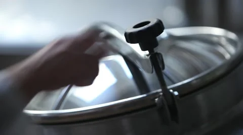 Opening and closing the hatch Stock Footage 49071704