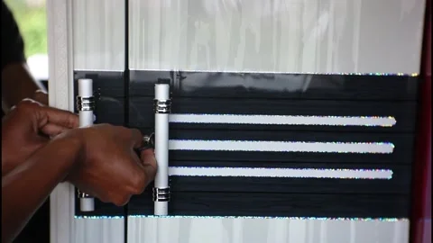 Opening and locking Stock Footage 241459117