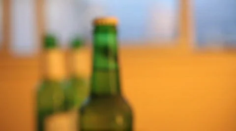Opening a beer Stock Footage 449965
