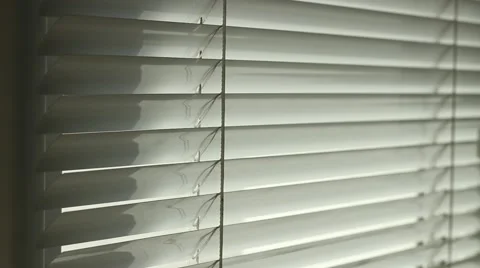 Opening Blinds Stock Footage 46121420