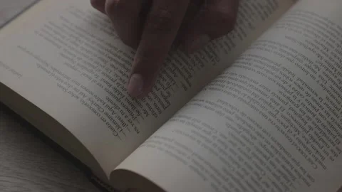 Opening a book Stock Footage 158313351
