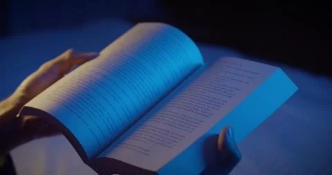 Opening a Book Stock Footage 263536219