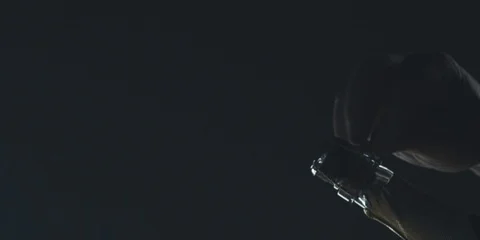 Opening a bottle of champagne 스톡 동영상 112129932