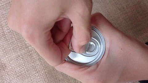 Opening a bottle of coke with hand Stock Footage 151023695