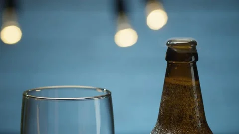 Opening the bottle Stock Footage 142737293
