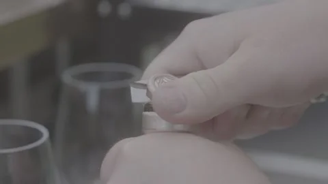 Opening bottle Stock Footage 163442358