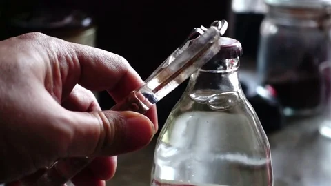 Opening a cap of soda bottle, HD slow motion Stock Footage 80905893