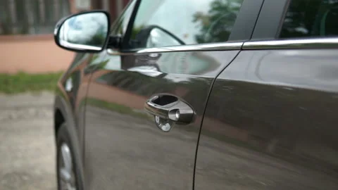Opening car door Stock Footage 92838324