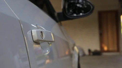 Opening car door open from key auto Stock Footage 78477000