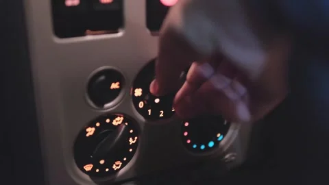 Opening Car Fan Stock Footage 241176949
