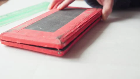 Opening Case Reveals Drafting Tools, Professional Design Kit Unveiled Vídeo Stock 333504043