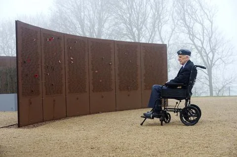 Opening Ceremony For The International Bomber Command Centre Lincoln. Sergeant G Stock Photos