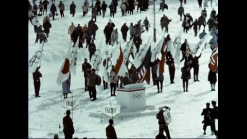 Opening Ceremony Of The Winter Olympics Stock Footage 94499962