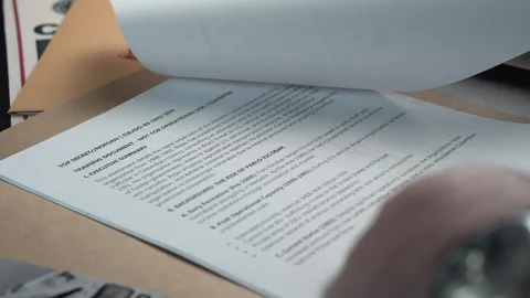 Opening CIA Case File Folder WIth Photo ... | Stock Video | Pond5