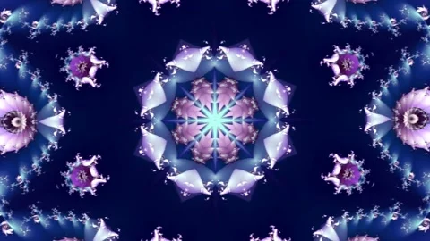 The opening of the cosmic mandala in the form of an explosion Видео 136892474