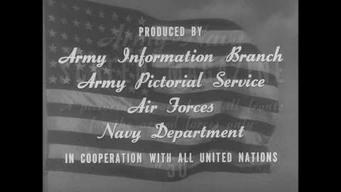 Opening credits to U.S. documentary about Nazis Stock Footage 109502225