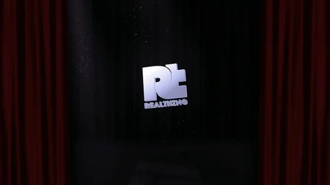Opening Curtain Logo Reveal Stock After Effects