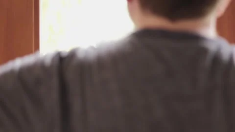 Opening curtains Stock Footage 282480828