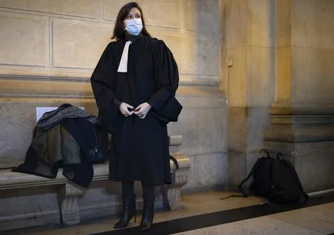 Opening day of the Thalys train attack trial in Paris, France - 16 Nov 2020 Foto stock