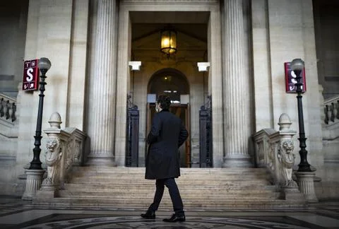 Opening day of the Thalys train attack trial in Paris, France - 16 Nov 2020 Stock Photos